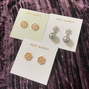 3 total- Mixed Tory Burch studs